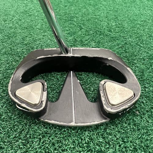 NIKE Golf Black OZ T130 Putter 35.5" Mallet Putter Original Grip Right Hand