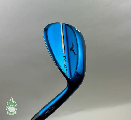 Right Handed Mizuno T24 Blue Ion C Grind Wedge 58*-08 S400 Stiff Steel Golf