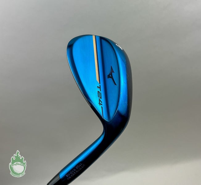 Right Handed Mizuno T24 Blue Ion C Grind Wedge 58*-08 S400 Stiff Steel Golf
