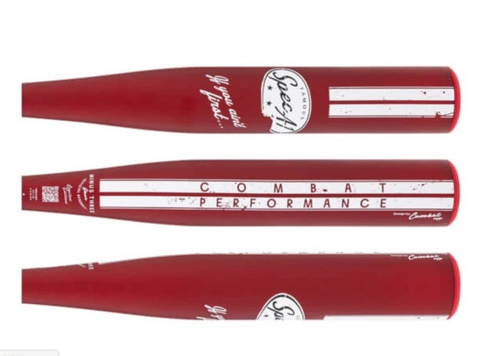 2026 Combat MFG Performance “STANG” Spec A1 Alloy BBCOR Certified Bat (-3) 30 oz 33" (New)
