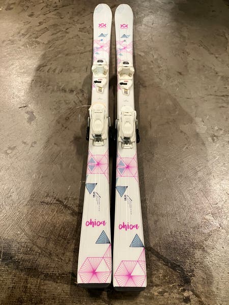 2022 Kid's 150cm Volkl Chica Skis | Marker 7.0 Bindings (Used