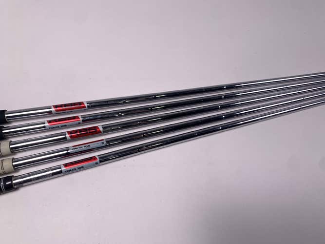 KBS Tour 105g Stiff Steel Iron Set of 5 Shafts 34.75''-37.5''- Pull 0.355 READ