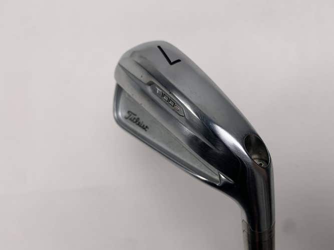 Titleist T100S 2021 Single 7 Iron Fitter 2* Flat AMT S300 Tour White Mens RH