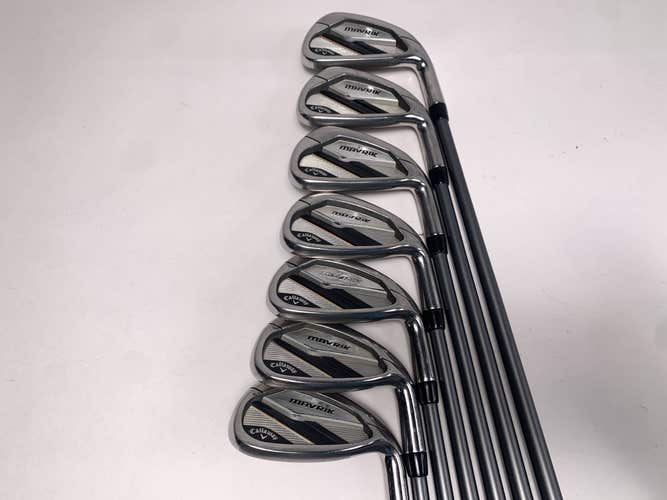 Callaway Mavrik Iron Set 5-PW+GW Project X Catalyst 55 Senior Graphite Mens RH