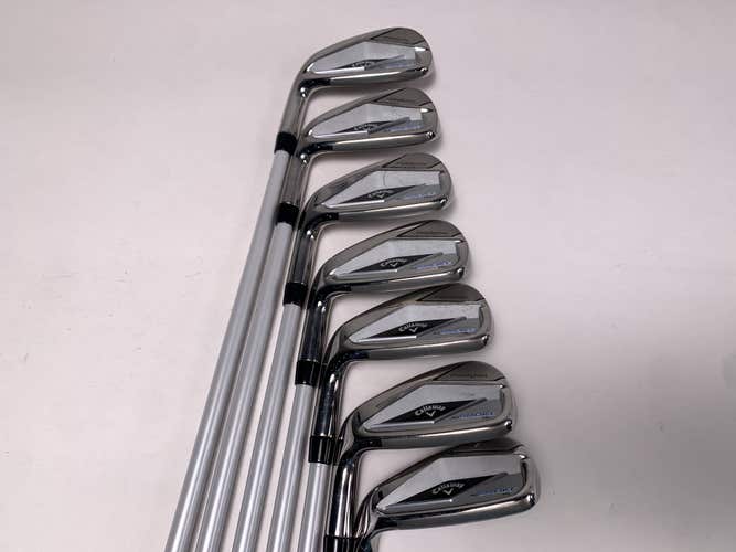 Callaway Paradym Ai Smoke HL Iron Set 6-PW+GW+SW Eldio 40g Ladies Graphite LH