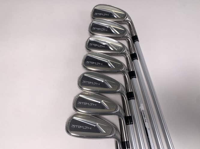 TaylorMade Stealth HD Iron Set 5-PW+GW Aldila Ascent 45g Ladies Graphite RH NEW