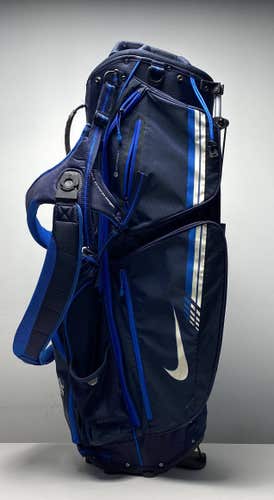 Nike Xtreme Sport IV Stand Bag Blue 8-Way Divide Dual Strap Golf Bag Sam Adams