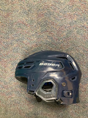 Blue Medium Bauer Re-Akt 155 Helmet (Used)