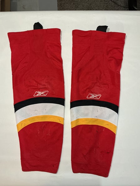 Red Senior XL Reebok Edge Socks (Used)