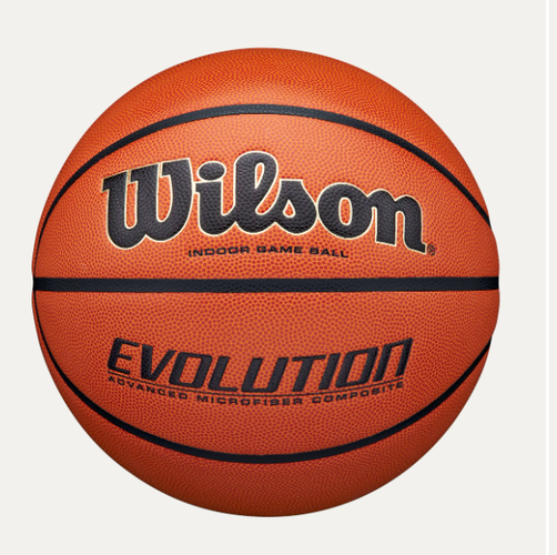 Wilson Evolution Game Basketball Youth Size 5 27.5” Indoor – New Never Used