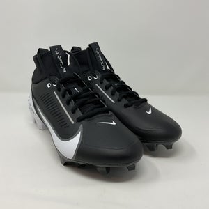 Nike Vapor Edge Pro 360 2 Black White Football Cleats DA5456-001 Men size 8.5