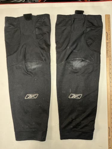 Black Senior Large Reebok Edge Socks (Used)