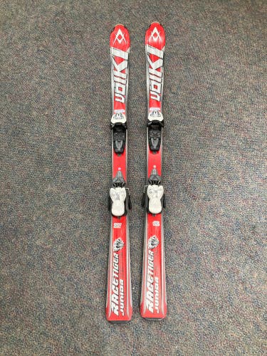 Volkl Racetiger GS Jr 140 cm Skis W/ Marker 4.5 Bindings