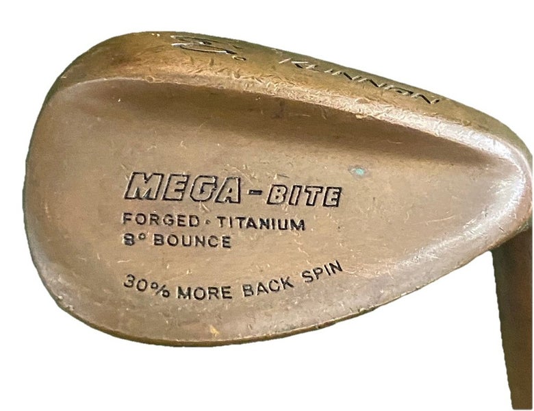 Kunnan Mega Bite Forged Titanium Lob Wedge 60*8 RH Stiff Steel 35 New Jumbo Grip