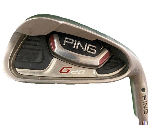 Ping G20 7 Iron Black Dot RH Men's CFS Regular Steel 37" Jumbo Grip Nice Club