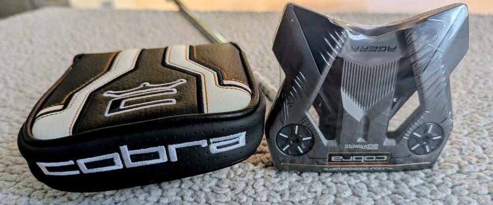 Cobra 2025 3D Printed Agera Putter Men RH 35" SUPER STROKE Pistol 1.0 Head Cover