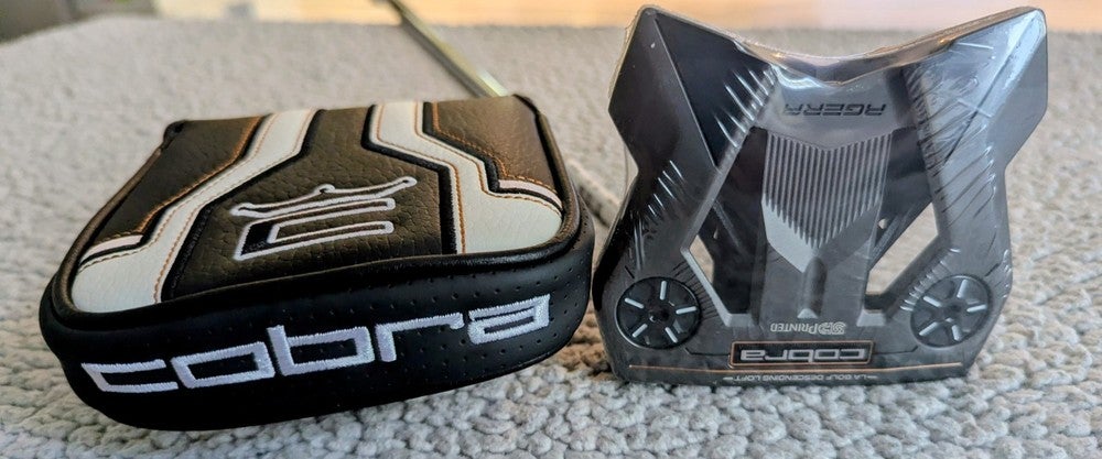 Cobra 2025 3D Printed Agera Putter Men RH 35" SUPER STROKE Pistol 1.0 Head Cover