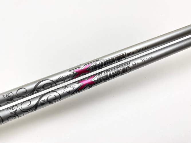 Callaway X Hot 19 Womens 4 & 5 Hybrid Set 22* 25* X Hot 50g Ladies Graphite RH
