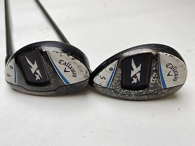 Callaway XR OS 4 & 5 Hybrid Set 24* 27* Mitsubishi Rayon Bassara Ladies RH