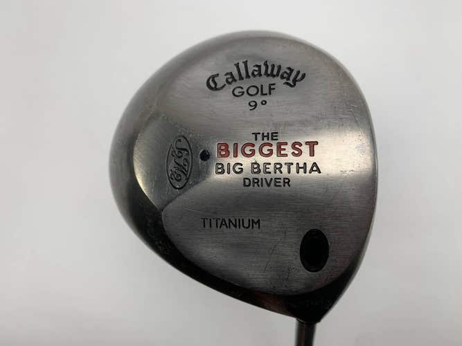 Callaway Biggest Big Bertha Driver 9* Ultra Light Regular Graphite Mens RH