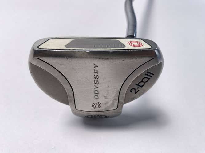 Odyssey White Steel 2-Ball Putter 34" Mens RH