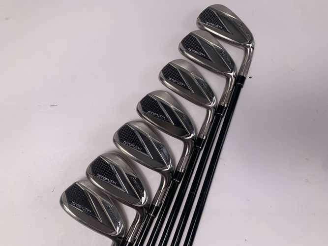 TaylorMade Stealth Iron Set 5-PW+GW Fujikura Ventus Red 6R Regular RH +1''