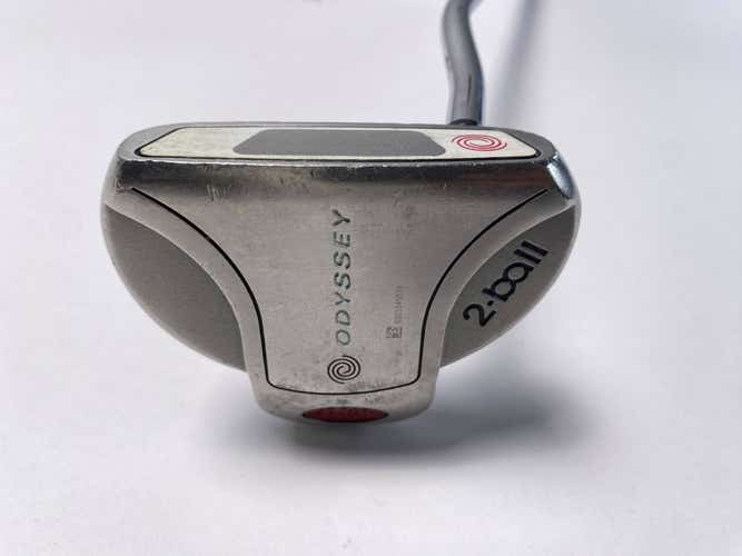 Odyssey White Steel 2-Ball Putter 35" Mens RH