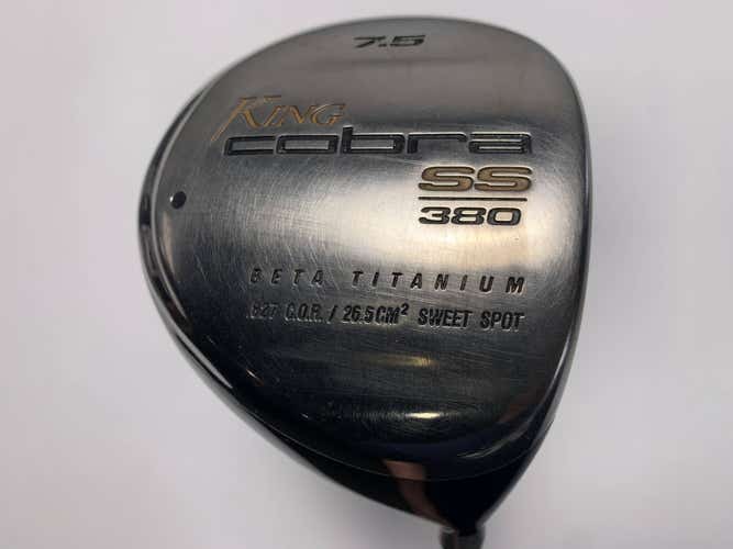 Cobra SS 380 Driver 7.5* Graphite Design YS-5.1 55g Stiff Graphite Mens RH