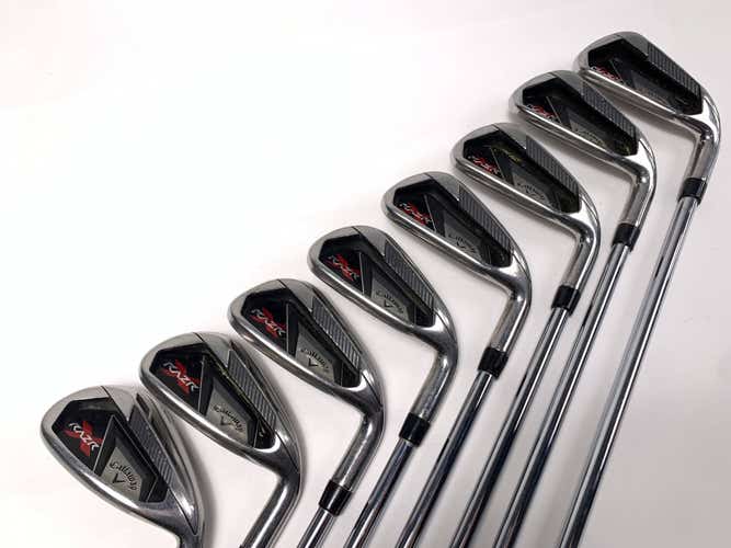 Callaway Razr X NG Iron Set 4-PW+AW Uniflex Steel Mens RH