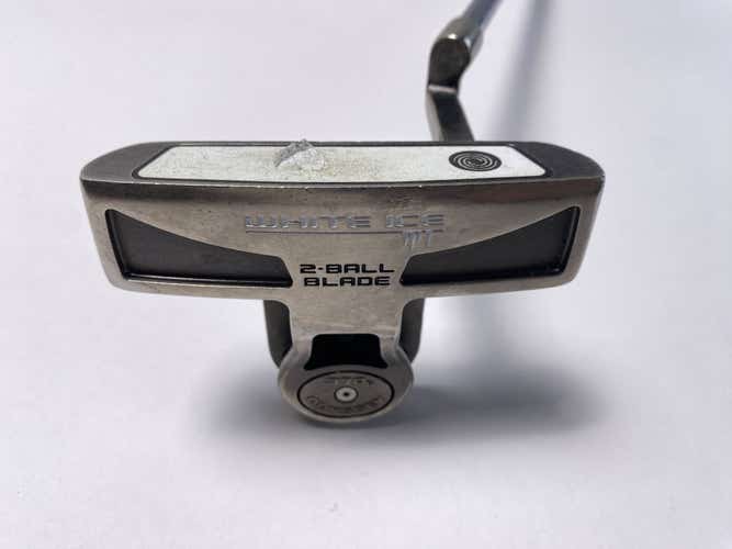 Odyssey White Ice 2-Ball Blade Putter 35" Mens RH