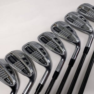 Tour Edge Exotics EXS 220 Iron Set 5-PW+GW AeroTech Gener8 F2 Senior Graphite RH