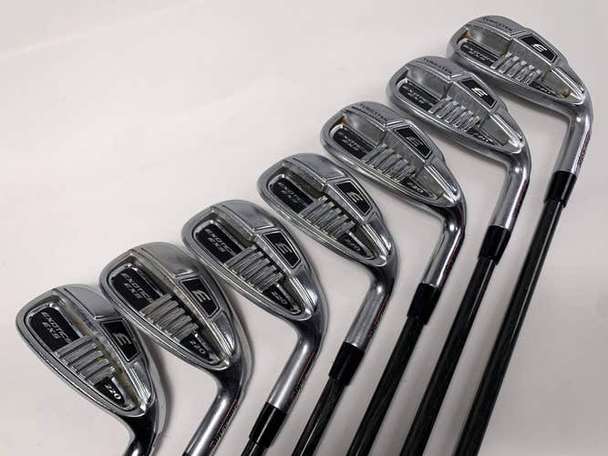 Tour Edge Exotics EXS 220 Iron Set 5-PW+GW AeroTech Gener8 F2 Senior Graphite RH
