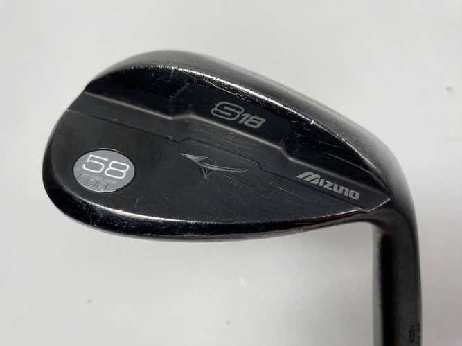 Mizuno S18 Gunmetal Black Lob Wedge LW 58* 8 Project X 5.5 Regular Steel Mens RH