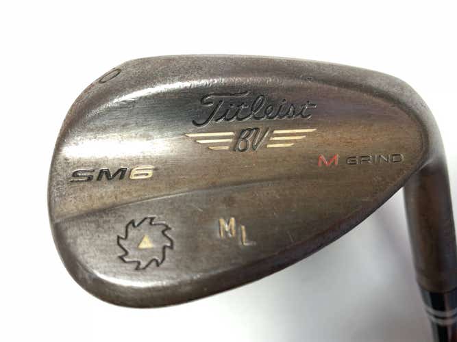 Titleist Vokey SM6 Raw Limited Edition Lob Wedge LW 60* 8 M-Grind MC MMT 75g RH