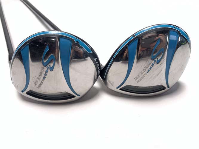 Adams Speedline Plus Fast 12 Womens 3 & 7 Fairway Set 15* 21* Speedline RH