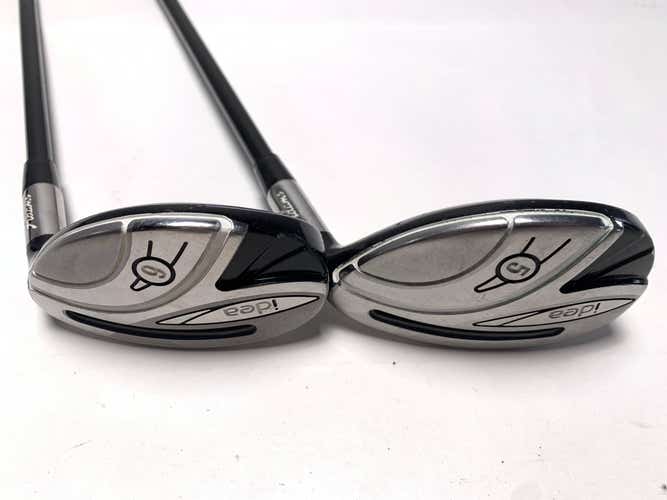 Adams Idea Womens 2014 5 & 6 Hybrid Set 25* 28* 50g Ladies Graphite Womens RH