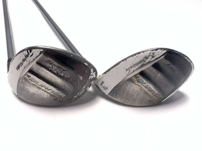 TaylorMade Burner Superfast 2.0 3 & 5 Hybrid Set 18* 24* REAX 60g Senior RH