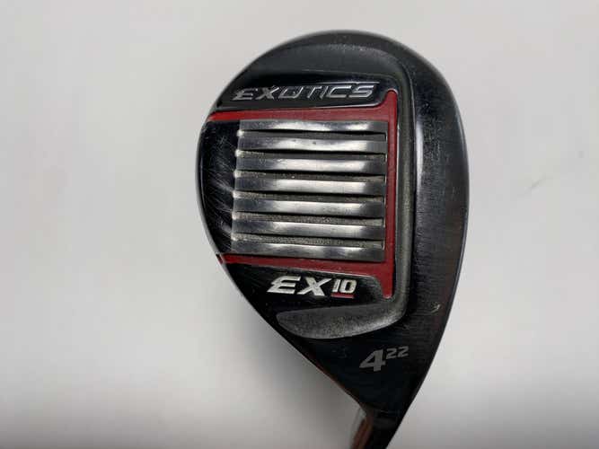 Tour Edge Exotics EX10 4 Hybrid 22* UST Mamiya Recoil 460 F3 Regular RH