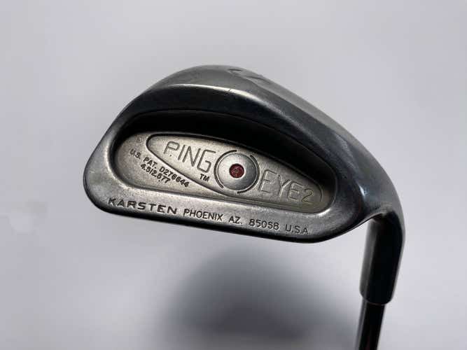 Ping Eye 2 Sand Wedge SW Red Dot 1* Flat Karsten Wedge Steel Mens RH