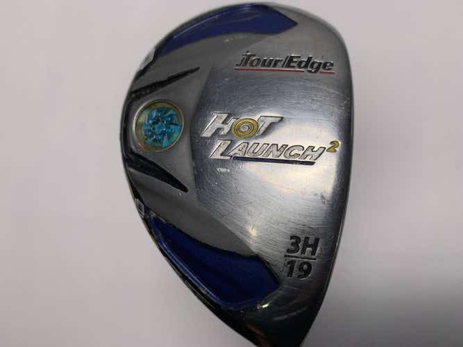 Tour Edge Hot Launch 2 3 Hybrid 19* Bassara 60x5ct 60g Regular Graphite Mens RH