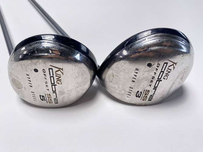 Cobra SS Hyper Steel 3 & 5 Fairway Wood Set 15* 18* Graphite Design Womens RH