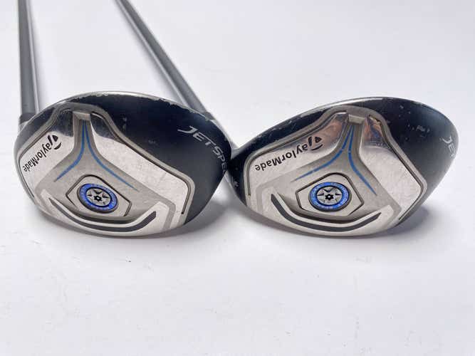TaylorMade Jetspeed 5 & 6 Hybrid Set 25* 28* VeloxT 45g Ladies Graphite RH
