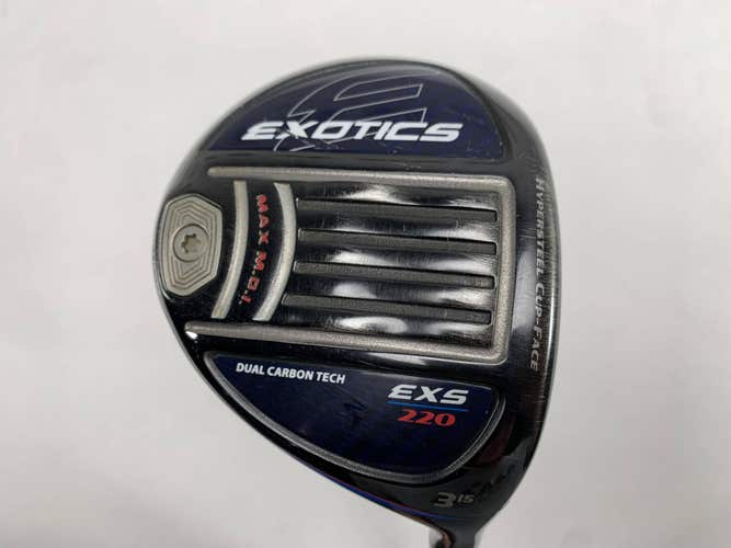 Tour Edge Exotics EXS 220 3 Fairway 15* HZRDUS Smoke Yellow 6.0 Stiff RH