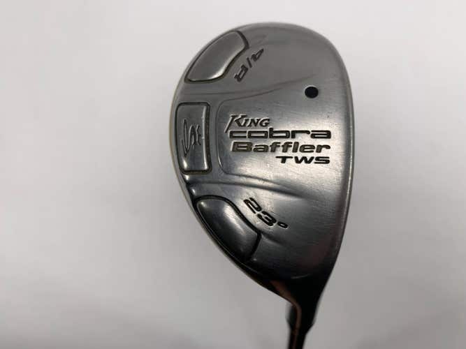 Cobra Baffler TWS 2009 4 Hybrid 23* Aldila DVS-HL 65g Stiff Graphite Mens RH