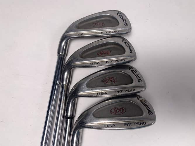 Callaway S2H2 Iron Set 7-PW True Temper Memphis "10" Stiff Steel Mens LH