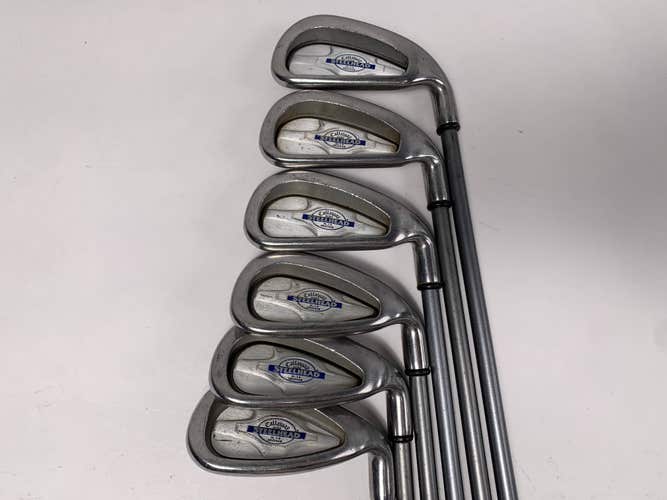 Callaway X-14 Iron Set 4-PW Steelhead X-14 Firm Graphite Mens RH -No 7i