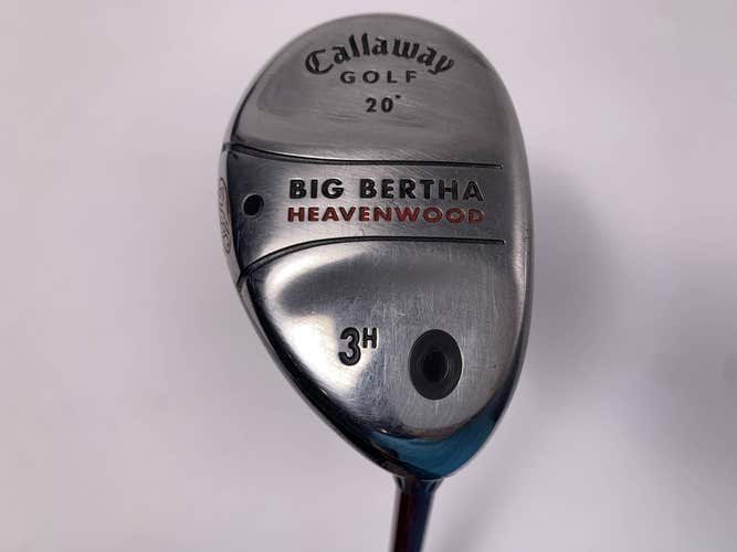 Callaway Big Bertha Heavenwood 3 Hybrid 20* RCH 75w Firm Graphite Mens RH