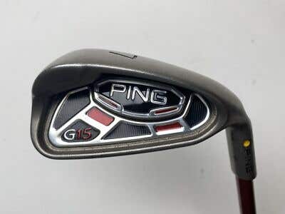 Ping G15 Single 7 Iron Yellow Dot 1* Up TFC 149 I Regular Graphite Mens RH