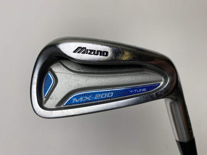 Mizuno MX 200 Single 6 Iron Exsar IS4 65g Regular Graphite Mens RH