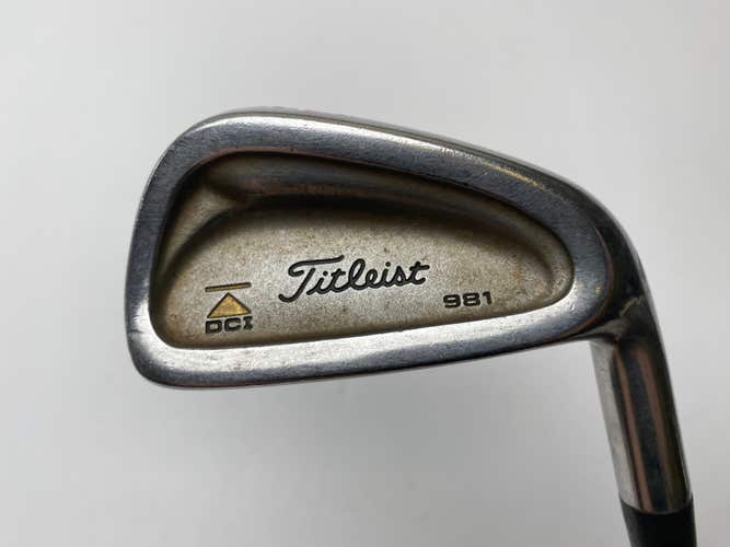 Titleist DCI 981 Single 6 Iron True Temper Dynamic Gold R300 Regular Steel RH